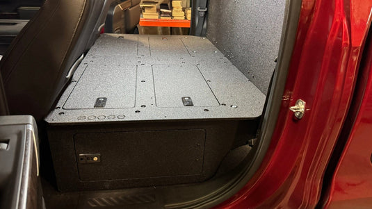 Goose Gear Seat Delete Plate System 100% with Backwall / Include Shipping CHEVY - SILVERADO - 4TH GEN - GMC - SIERRA - 2019-PRESENT - 5TH GEN - EXPLORE SERIES - CREW CAB - SEAT DELETE PLATE SYSTEM - SECOND ROW - 100%