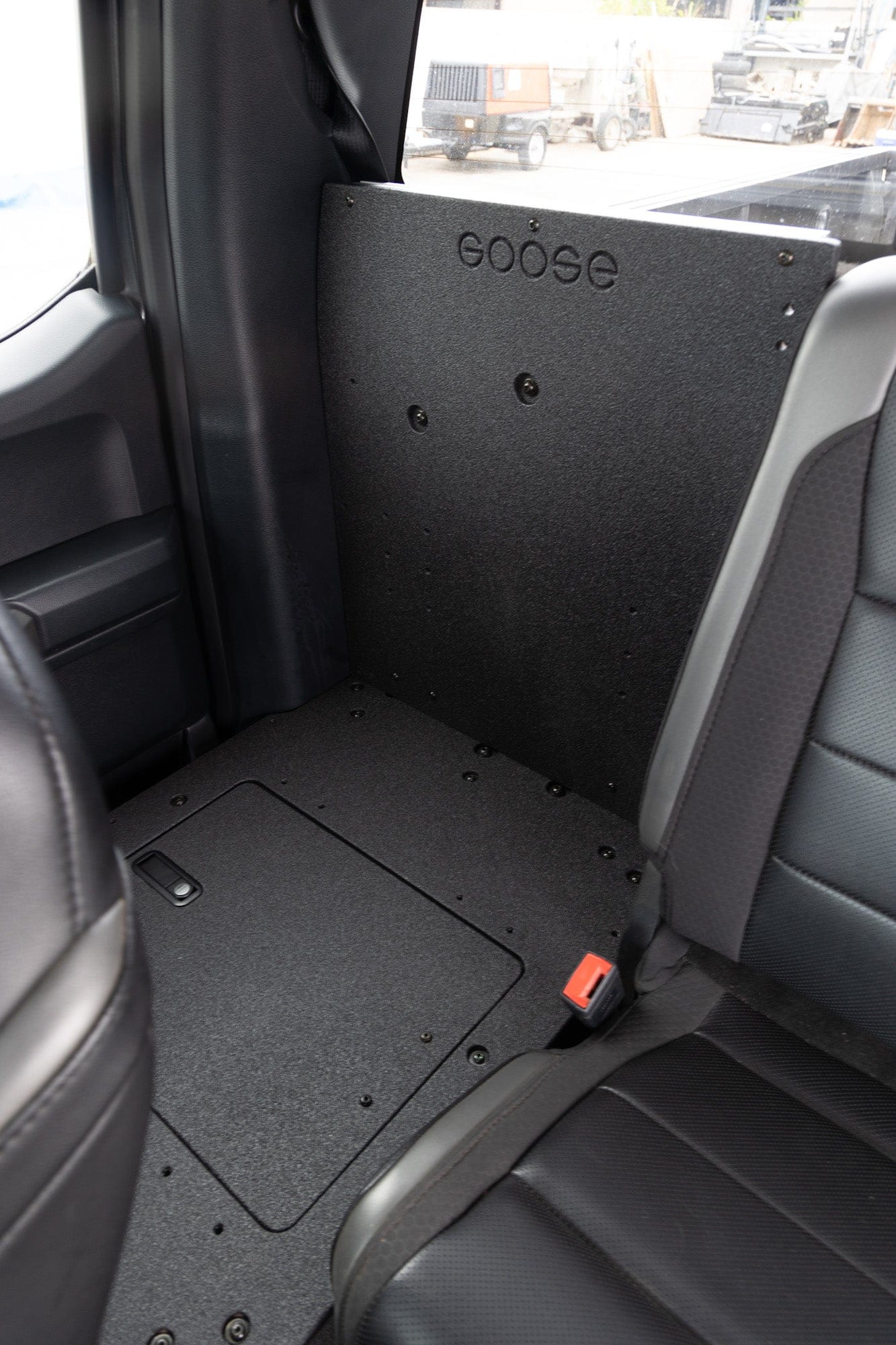 Goose Gear Seat Delete Plate System 40% Passenger Side / Include Shipping Ford F150 2015-Present 13th & 14th Gen. SuperCab - Second Row Seat Delete Plate System