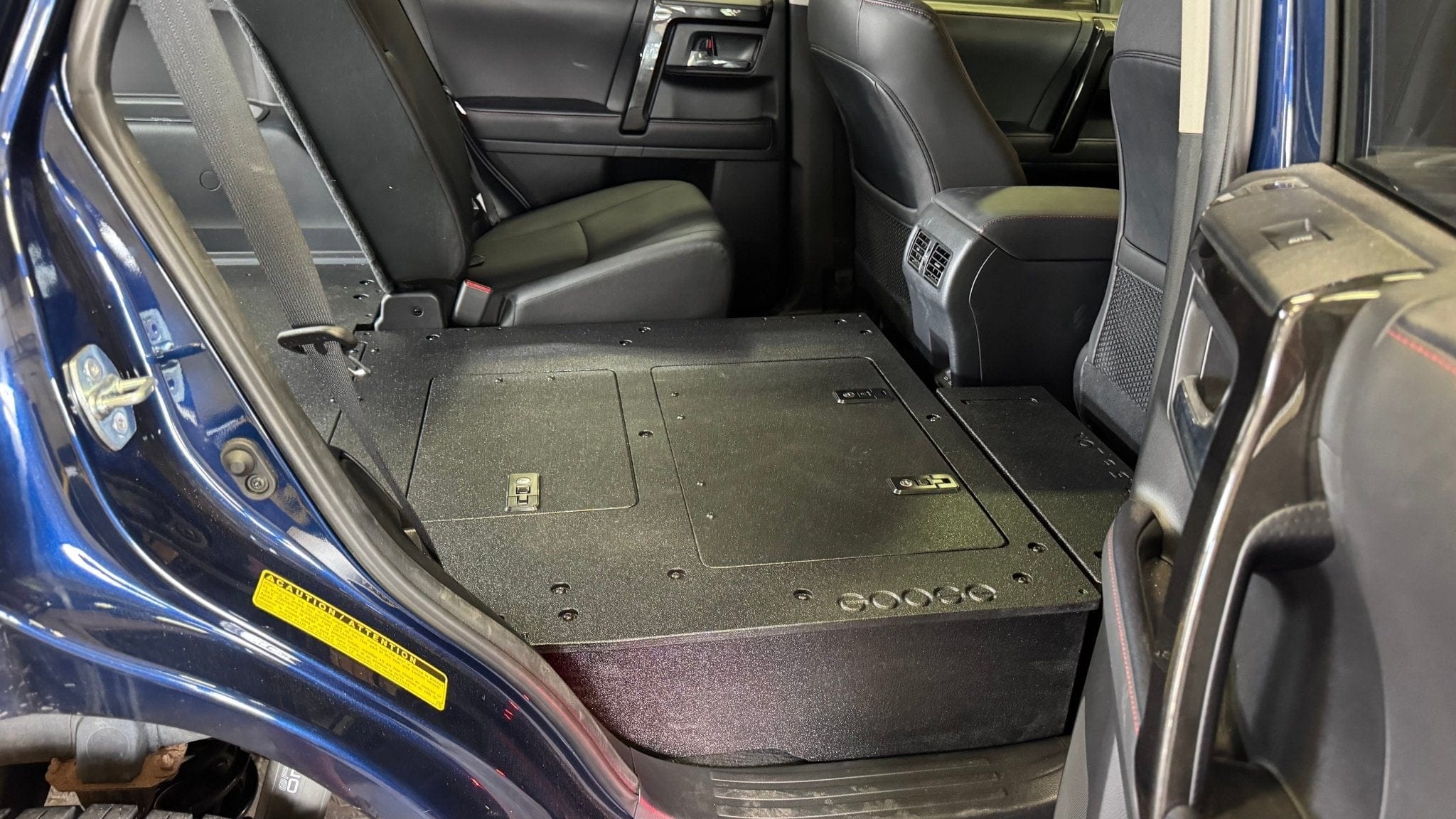 Goose Gear Seat Delete Plate System Factory Slide Out Tray / 60% Seat Delete / Include Shipping Toyota - 4Runner - 2010-2024 - 5th Gen - Standard - Explore Series - Seat Delete Plate System - Second Row - V2 - Plate Based