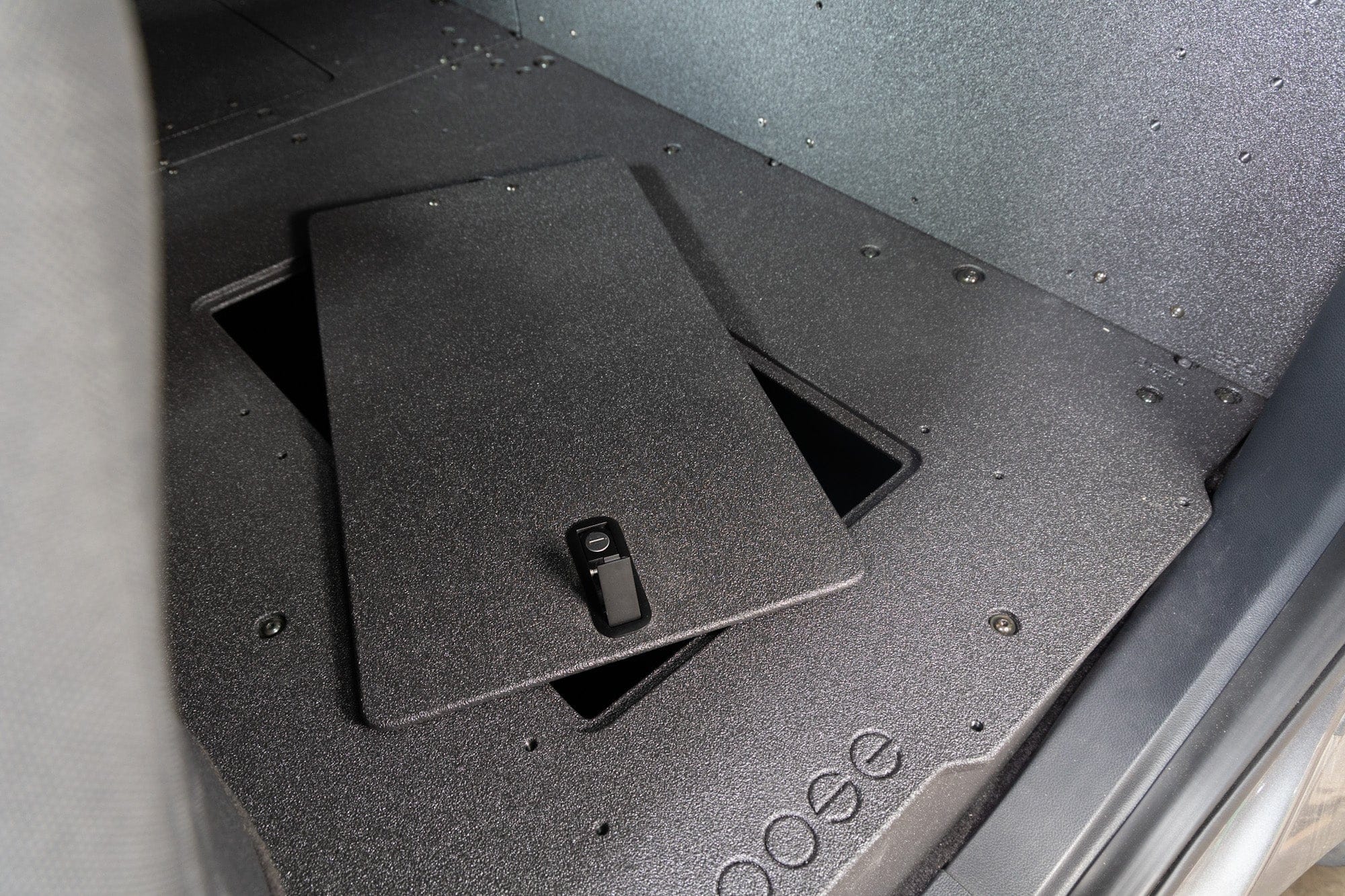 Goose Gear Seat Delete Plate System Ford F150 2015-Present 13th & 14th Gen. SuperCab - Second Row Seat Delete Plate System