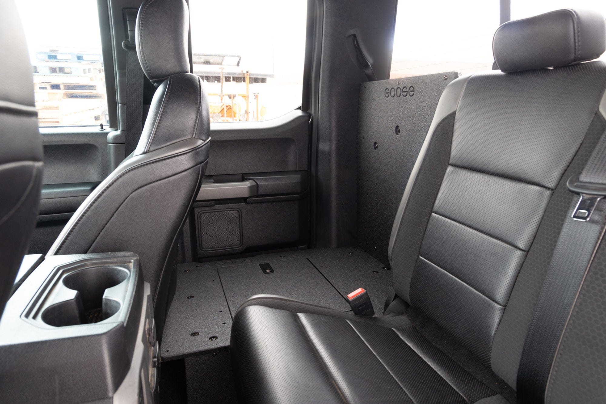 Goose Gear Seat Delete Plate System Ford F150 2015-Present 13th & 14th Gen. SuperCab - Second Row Seat Delete Plate System