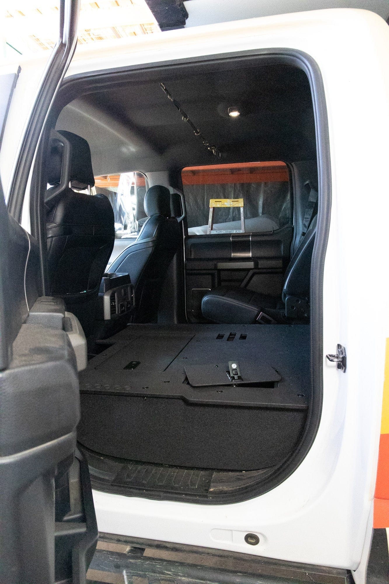 Goose Gear Seat Delete Plate System Ford Super Duty F250-F550 2017-Present 4th & 5th Gen. Crew Cab - Second Row Seat Delete Plate System