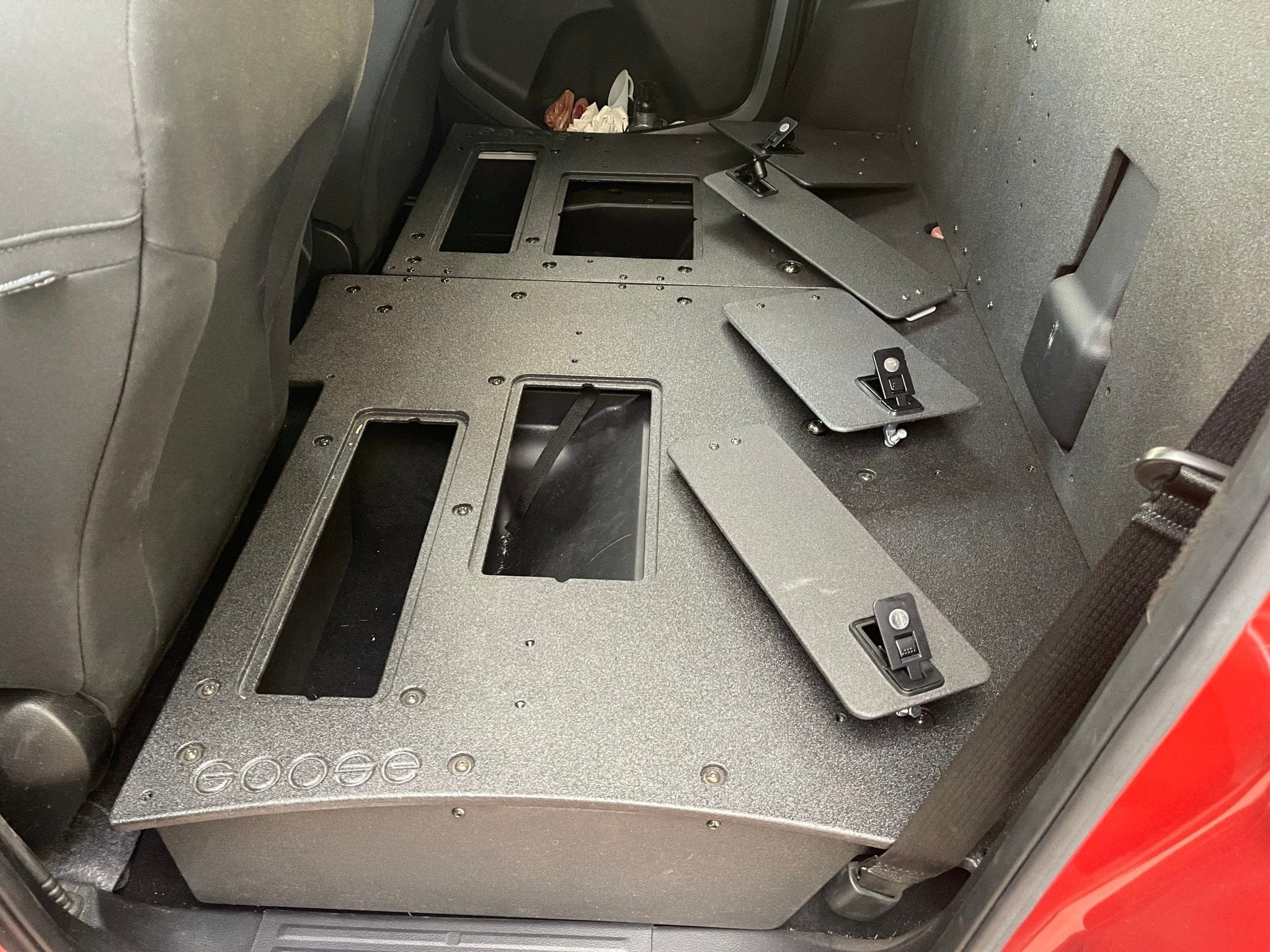 Goose Gear Seat Delete Plate System Include Shipping Ford Ranger 2019-2023 4th Gen. Super Crew - 100% Second Row Seat Delete Plate System