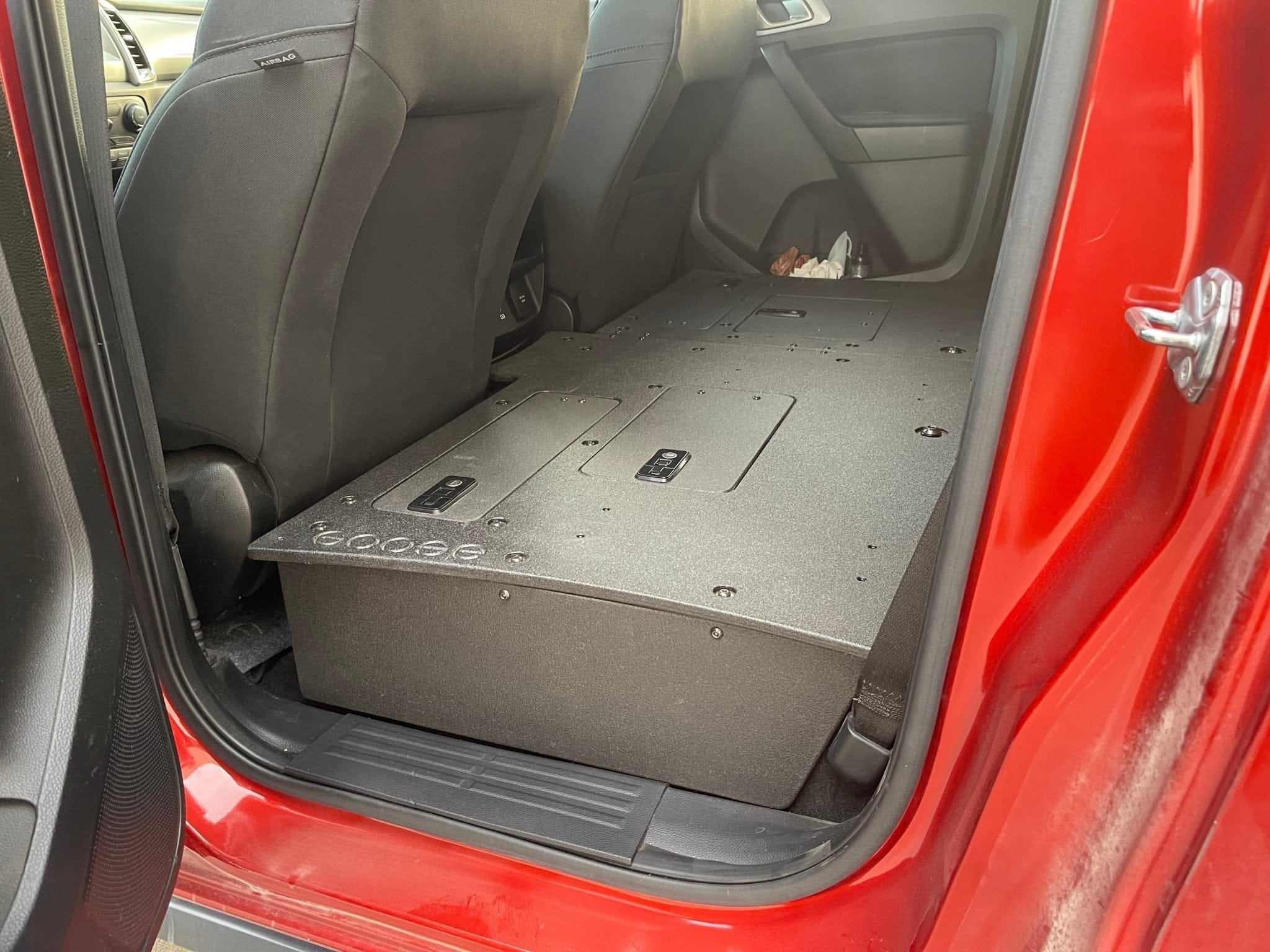 Goose Gear Seat Delete Plate System Include Shipping Ford Ranger 2019-2023 4th Gen. Super Crew - 100% Second Row Seat Delete Plate System