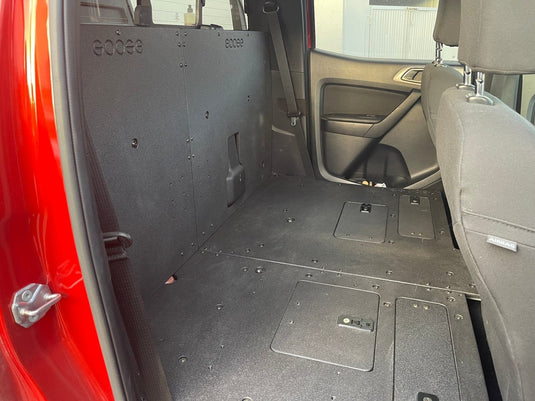 Goose Gear Seat Delete Plate System Include Shipping Ford Ranger 2019-2023 4th Gen. Super Crew - 100% Second Row Seat Delete Plate System