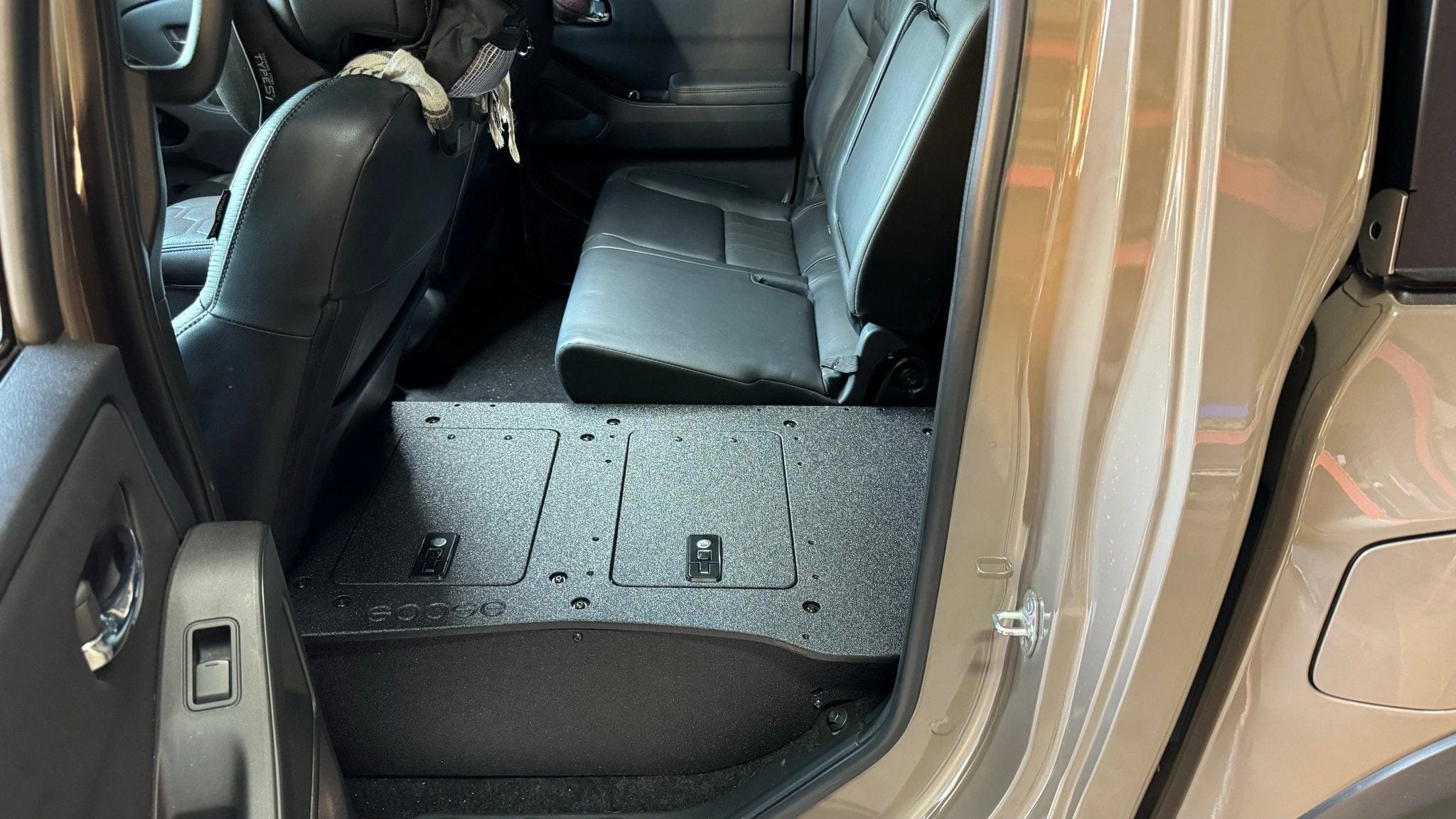 Goose Gear Seat Delete Plate System Nissan - Frontier - Crew Cab - 2021-Present - 3rd Gen - Explore Series - Second Row Seat Delete Plate System