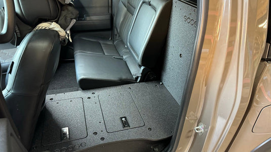 Goose Gear Seat Delete Plate System Nissan - Frontier - Crew Cab - 2021-Present - 3rd Gen - Explore Series - Second Row Seat Delete Plate System