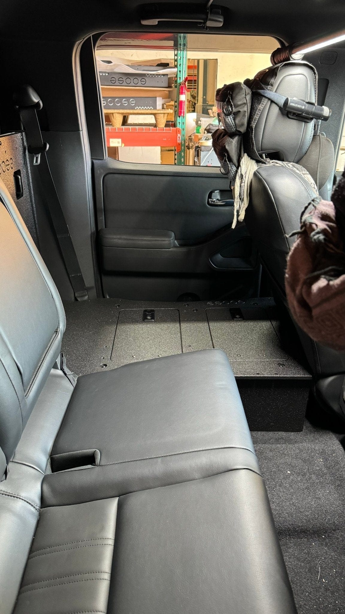 Goose Gear Seat Delete Plate System Nissan - Frontier - Crew Cab - 2021-Present - 3rd Gen - Explore Series - Second Row Seat Delete Plate System