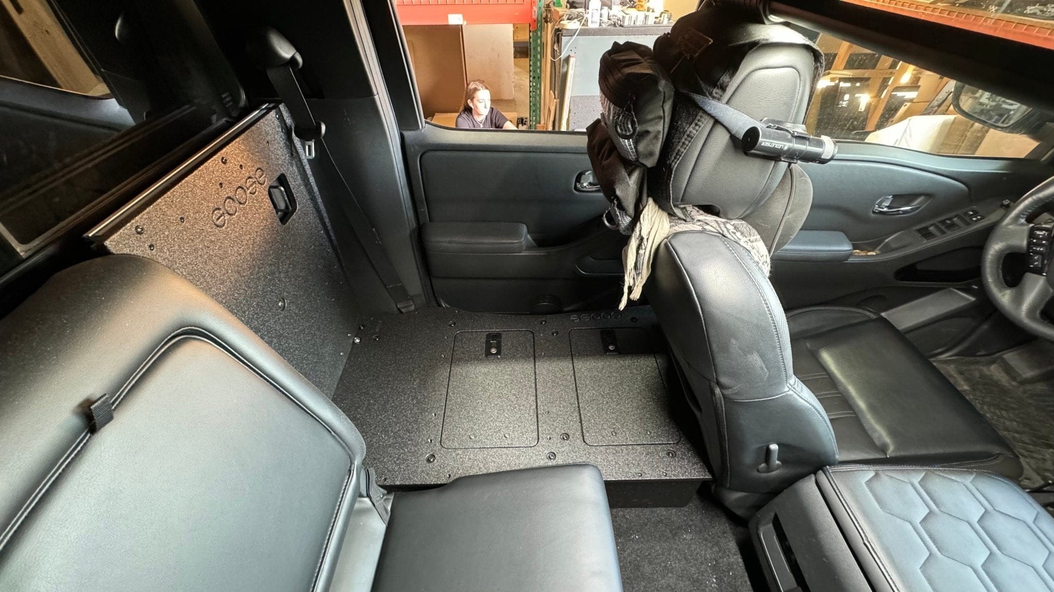 Goose Gear Seat Delete Plate System Nissan - Frontier - Crew Cab - 2021-Present - 3rd Gen - Explore Series - Second Row Seat Delete Plate System