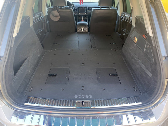 Goose Gear Seat Delete Plate System Porsche Cayenne 2011-2017 2nd Gen. - Second Row Seat Delete Plate System