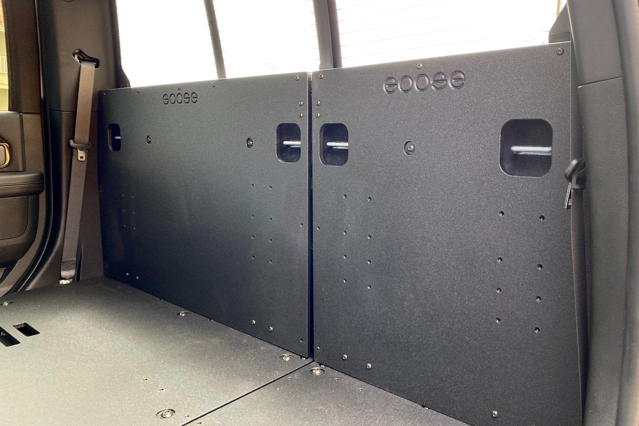 Goose Gear Seat Delete Plate System Ram 2500/3500 2009-Present 4th & 5th Gen. Crew Cab - Second Row Seat Delete Plate System
