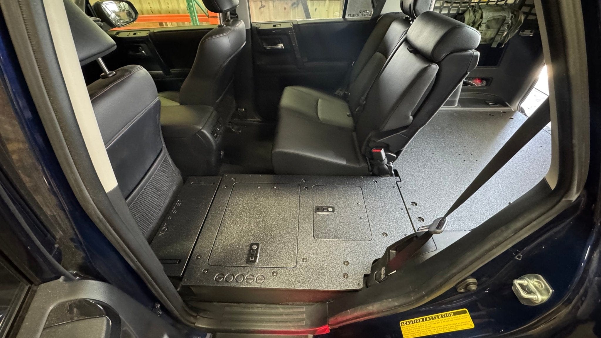 Goose Gear Seat Delete Plate System Standard / 40% Seat Delete / Include Shipping Toyota - 4Runner - 2010-2024 - 5th Gen - Standard - Explore Series - Seat Delete Plate System - Second Row - V2 - Plate Based