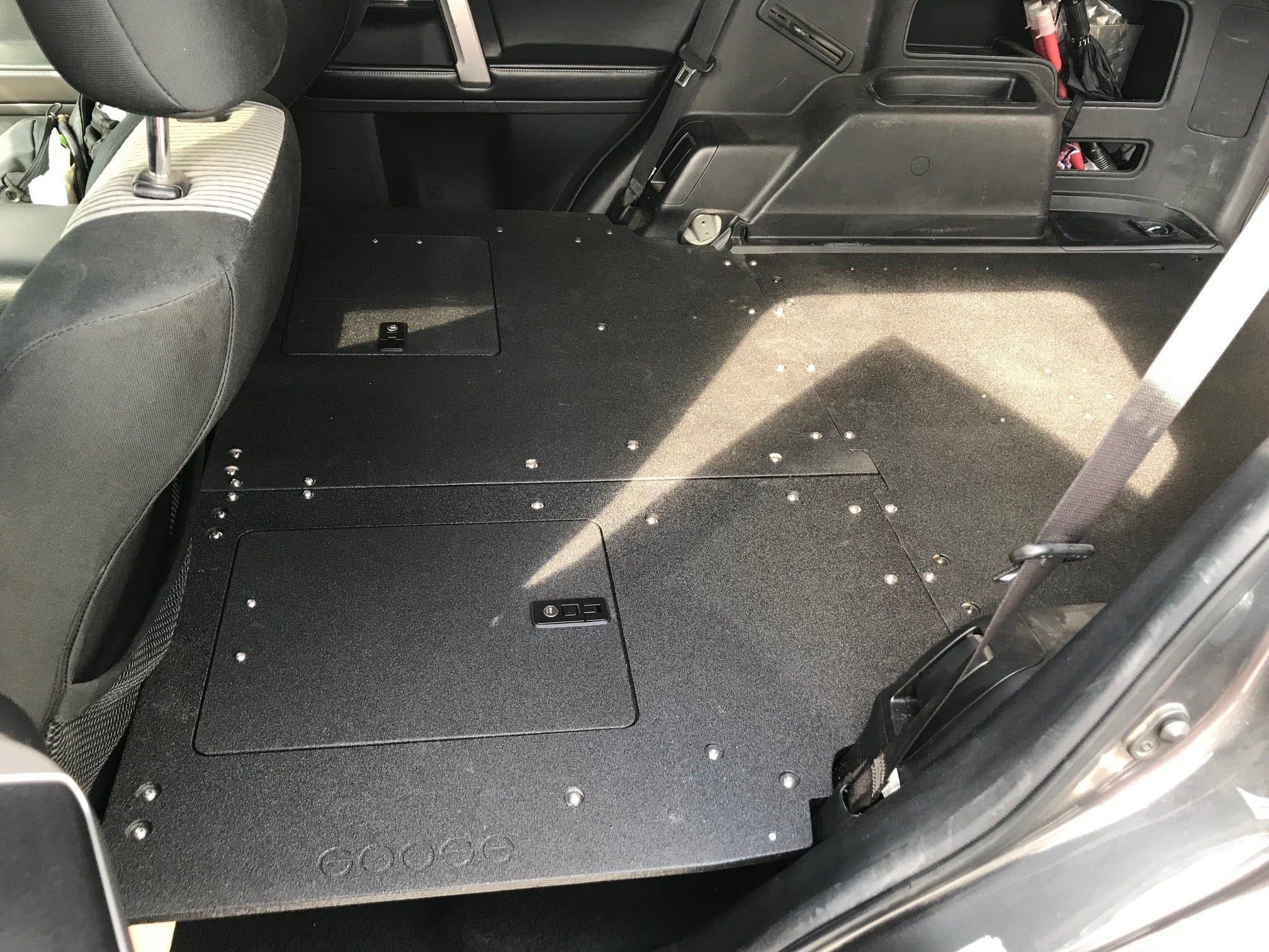 Goose Gear Seat Delete Plate System Toyota 4Runner 2010-2024 5th Gen. - Second Row Seat Delete Plate System
