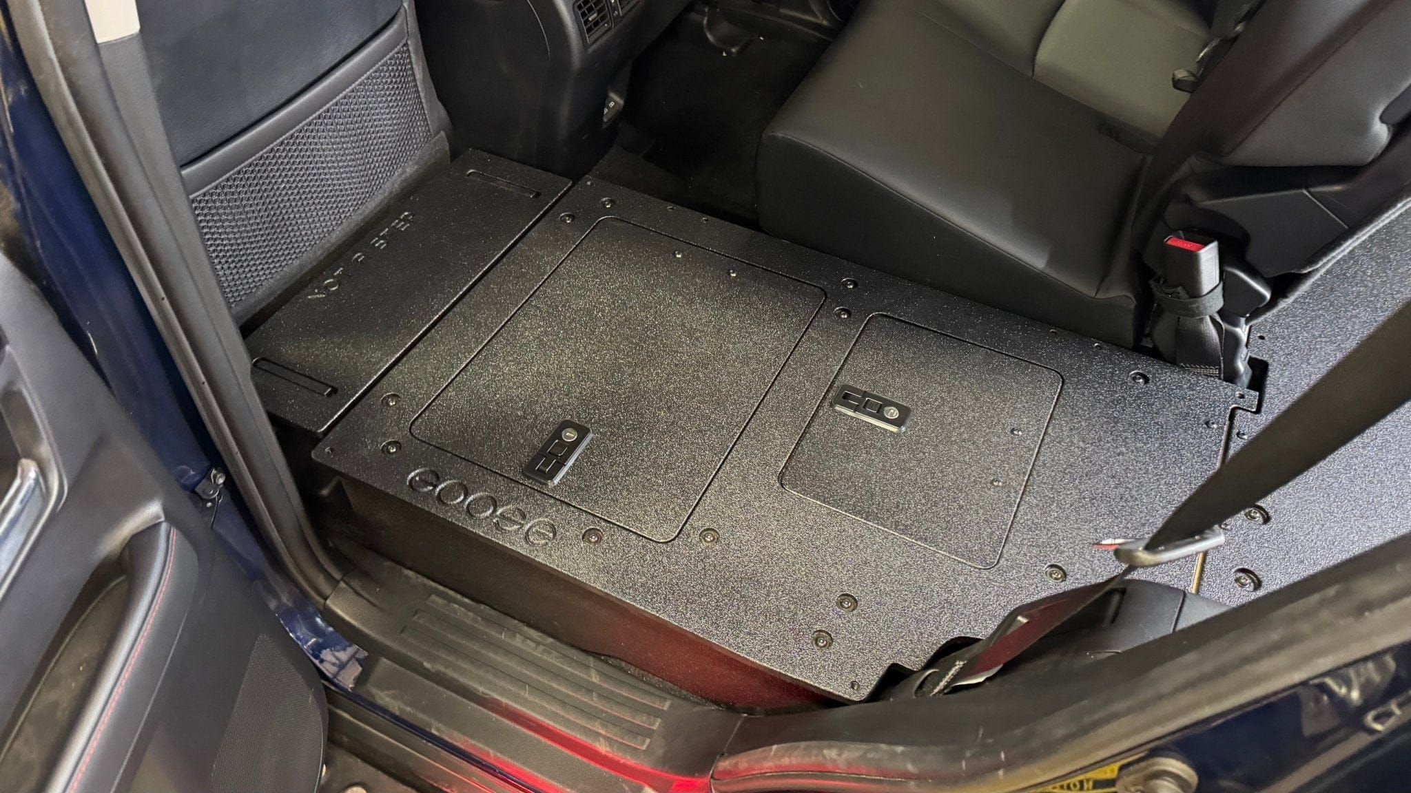 Goose Gear Seat Delete Plate System Toyota - 4Runner - 2010-2024 - 5th Gen - Standard - Explore Series - Seat Delete Plate System - Second Row - V2 - Plate Based