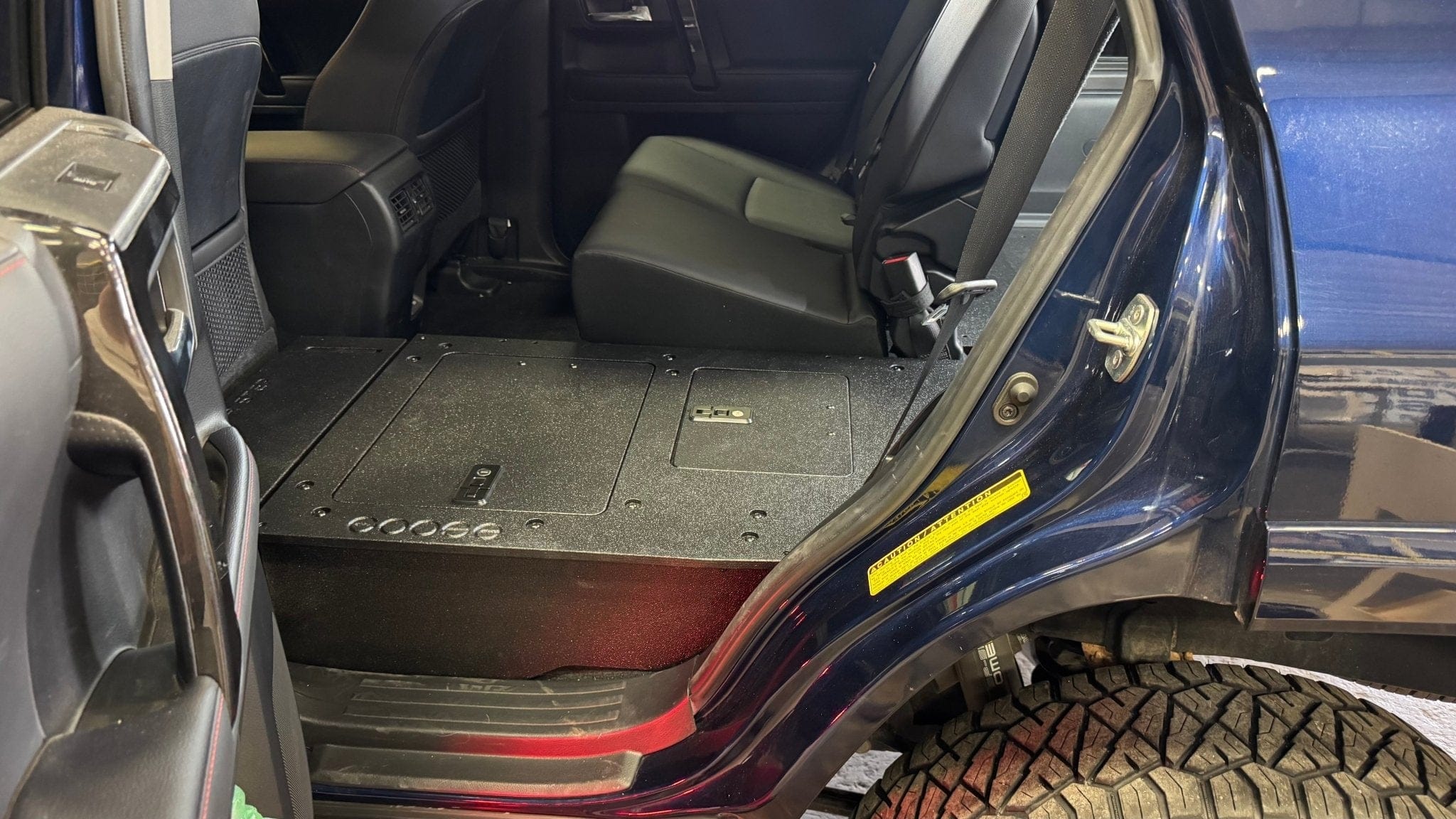 Goose Gear Seat Delete Plate System Toyota - 4Runner - 2010-2024 - 5th Gen - Standard - Explore Series - Seat Delete Plate System - Second Row - V2 - Plate Based