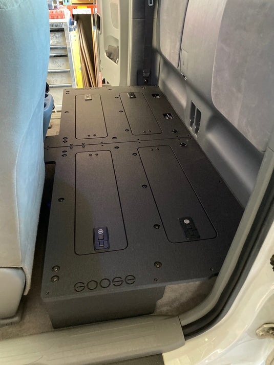 Goose Gear Seat Delete Plate System Toyota Tacoma 2005-2015 2nd Gen. Access Cab - Second Row Seat Delete Plate System