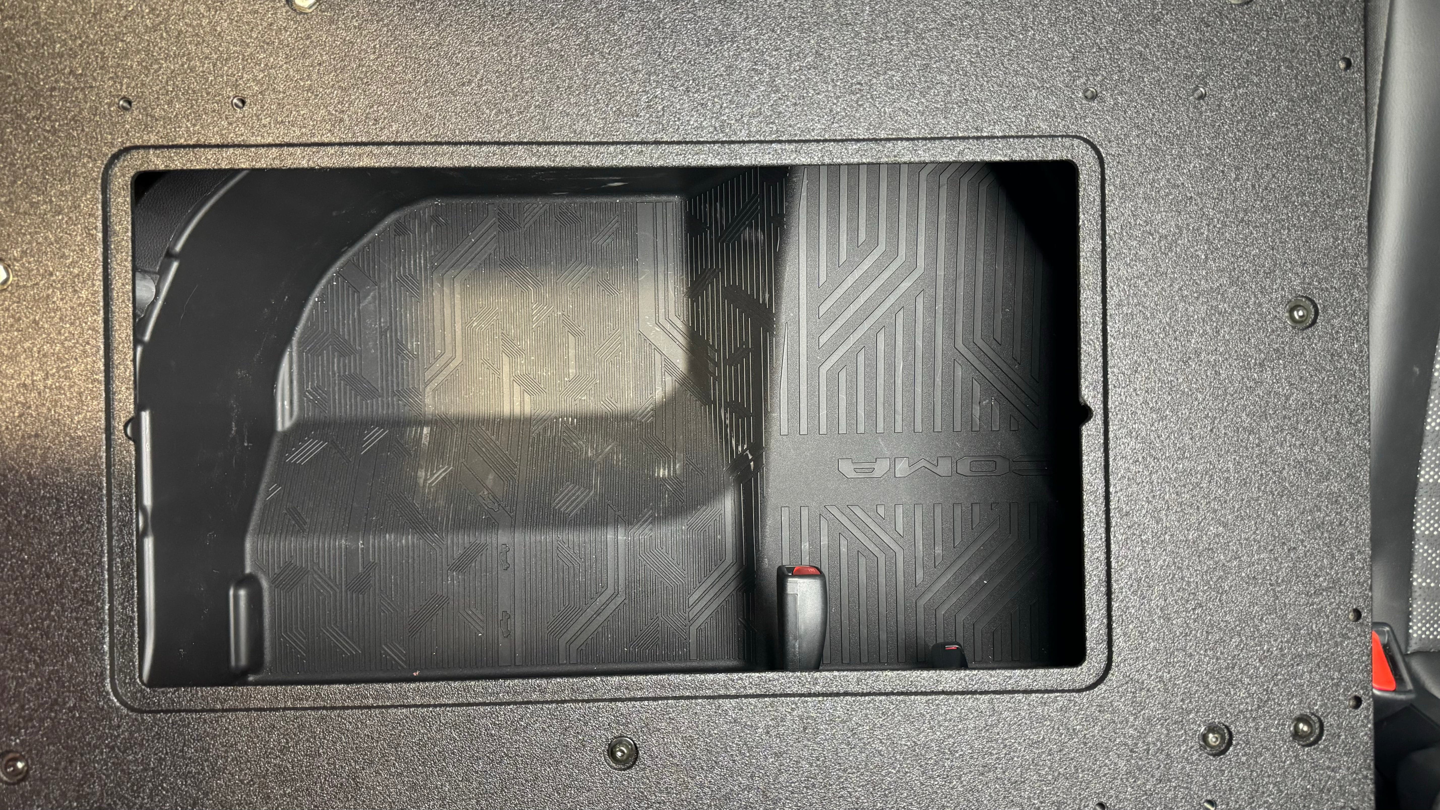 Goose Gear Seat Delete Plate System Toyota Tacoma - 2024-Present - 4th Gen - Non-Hybrid - Double Cab - Explore Series - Seat Delete Plate System - Second Row