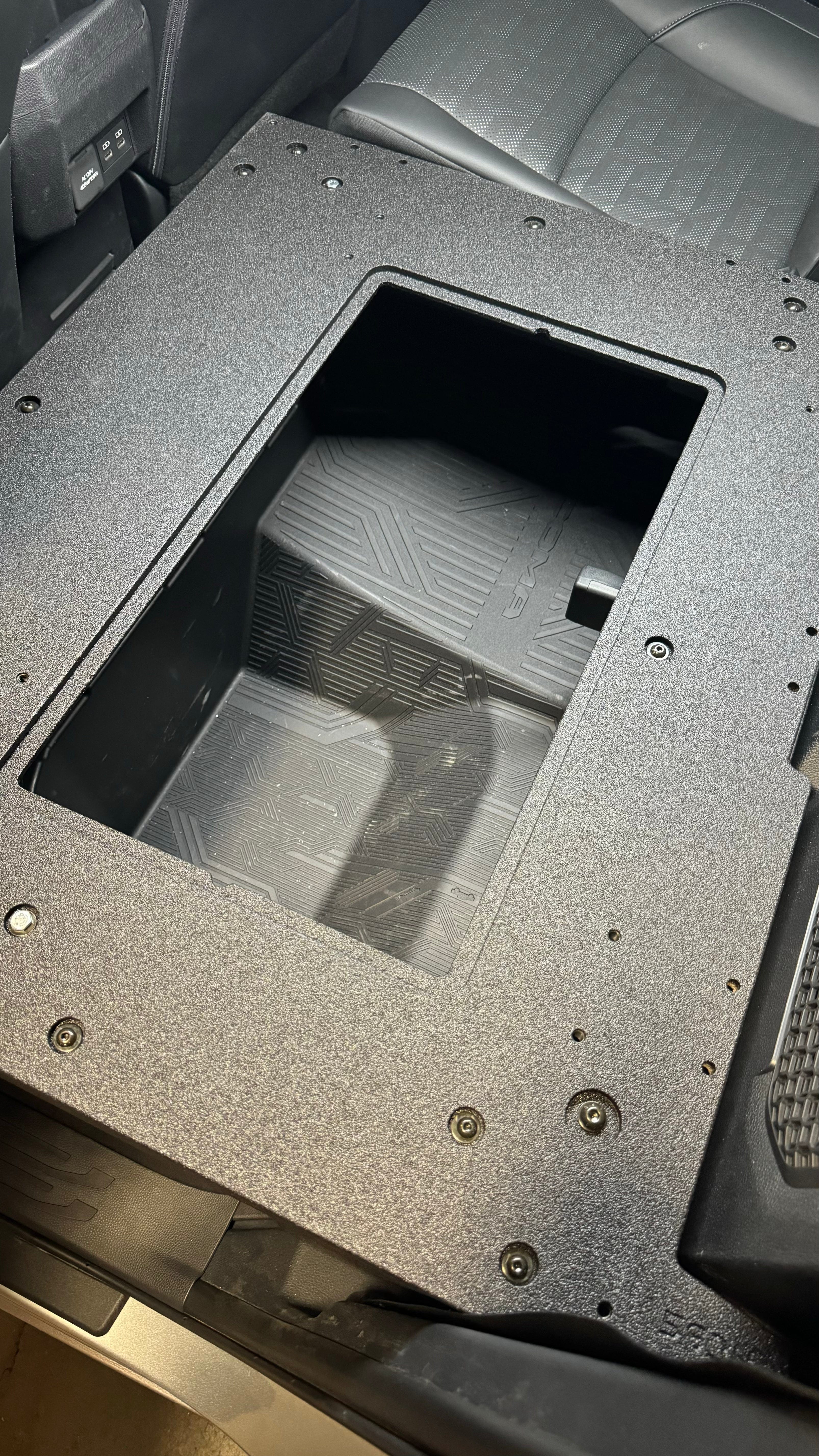 Goose Gear Seat Delete Plate System Toyota Tacoma - 2024-Present - 4th Gen - Non-Hybrid - Double Cab - Explore Series - Seat Delete Plate System - Second Row