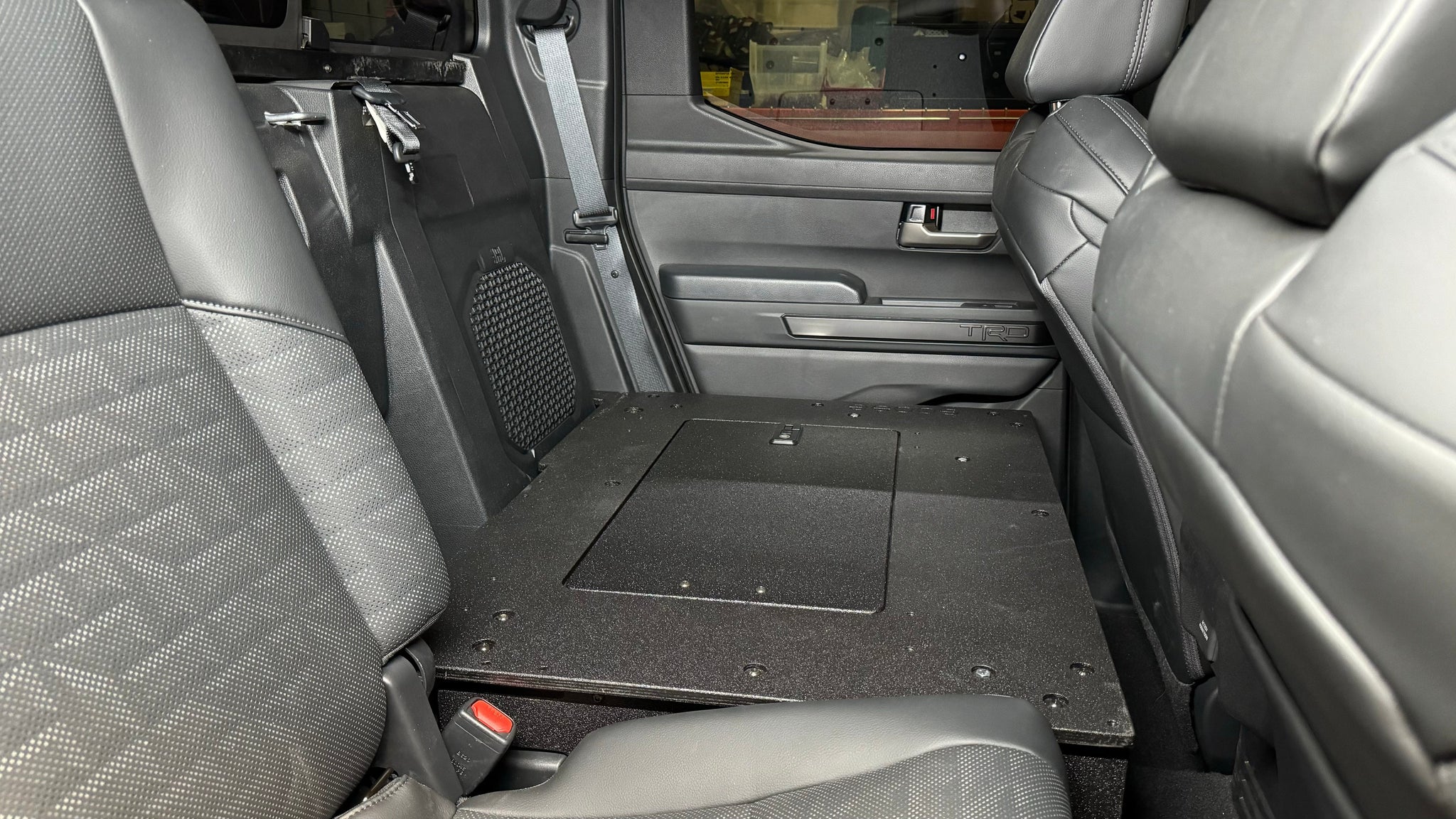 Goose Gear Seat Delete Plate System Toyota Tacoma - 2024-Present - 4th Gen - Non-Hybrid - Double Cab - Explore Series - Seat Delete Plate System - Second Row