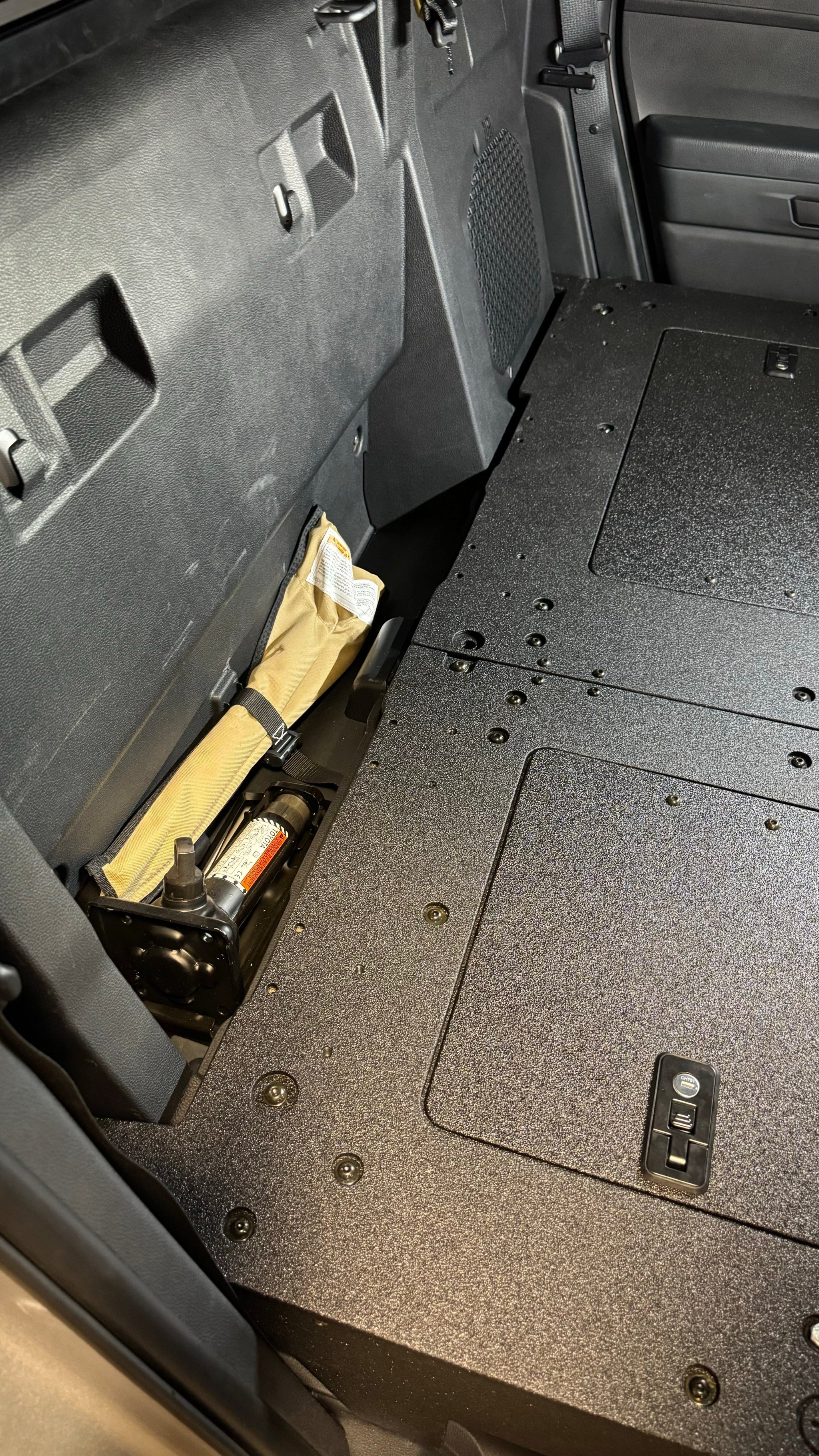 Goose Gear Seat Delete Plate System Toyota Tacoma - 2024-Present - 4th Gen - Non-Hybrid - Double Cab - Explore Series - Seat Delete Plate System - Second Row