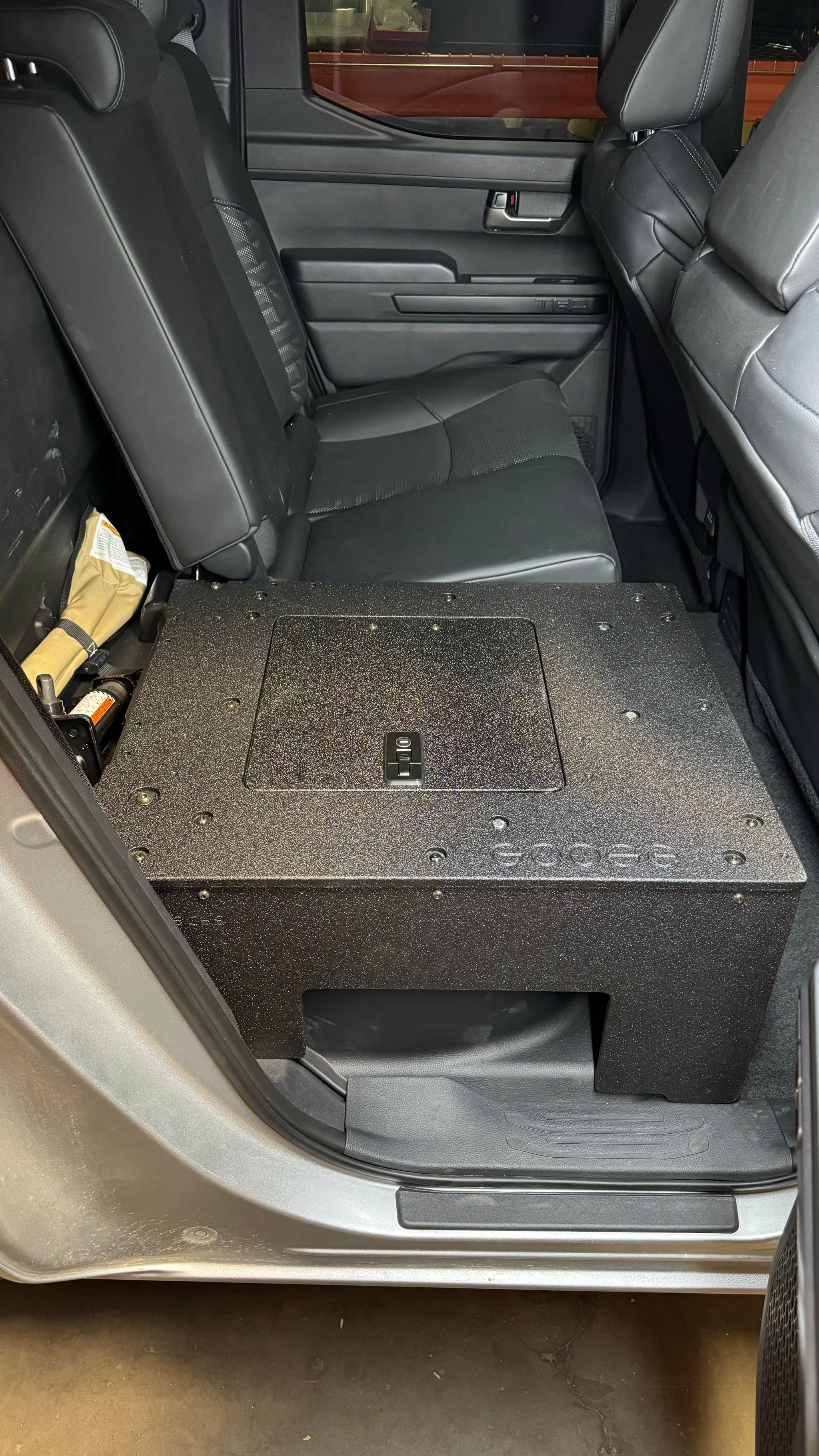 Goose Gear Seat Delete Plate System Toyota Tacoma - 2024-Present - 4th Gen - Non-Hybrid - Double Cab - Explore Series - Seat Delete Plate System - Second Row