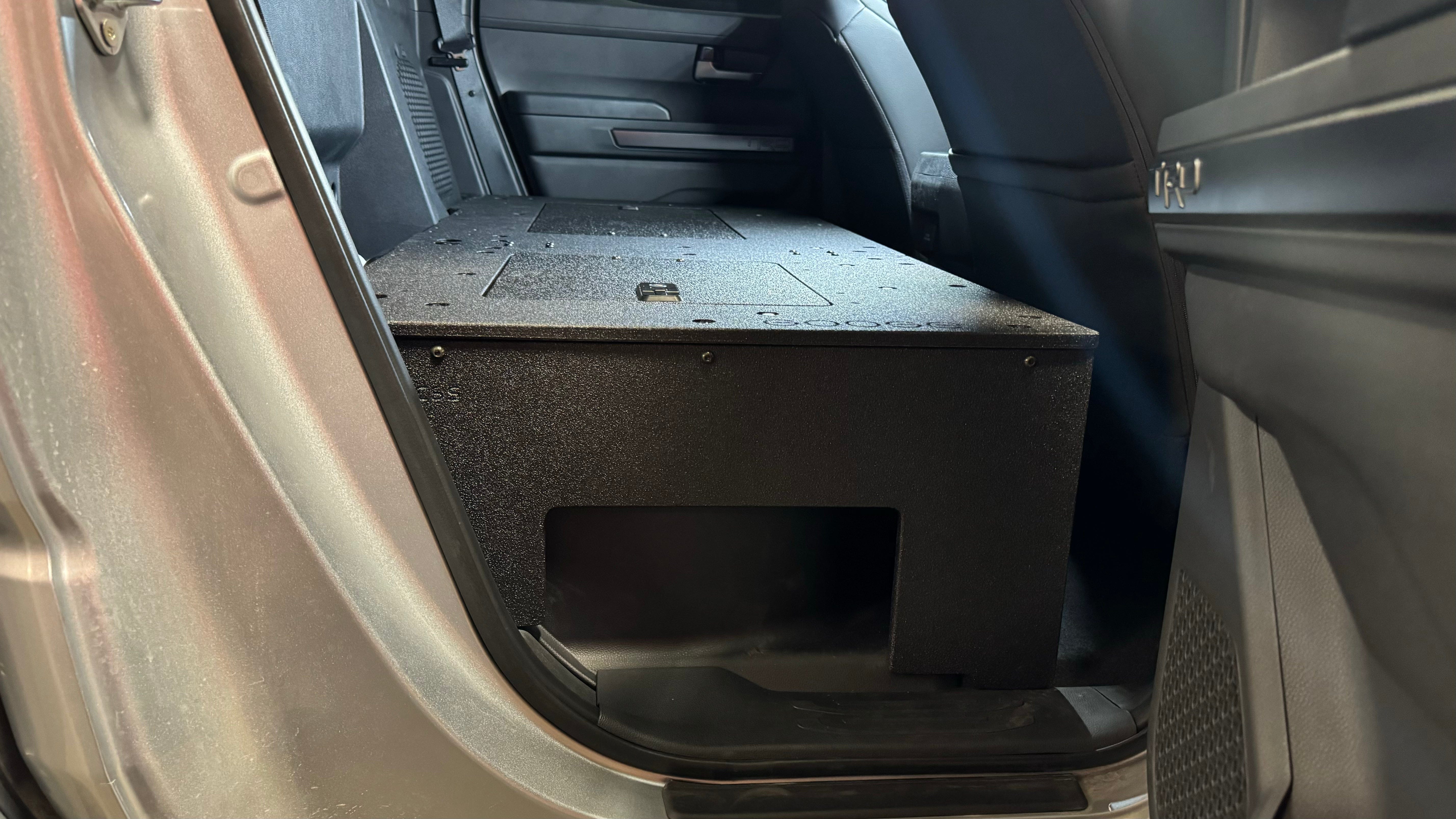 Goose Gear Seat Delete Plate System Toyota Tacoma - 2024-Present - 4th Gen - Non-Hybrid - Double Cab - Explore Series - Seat Delete Plate System - Second Row