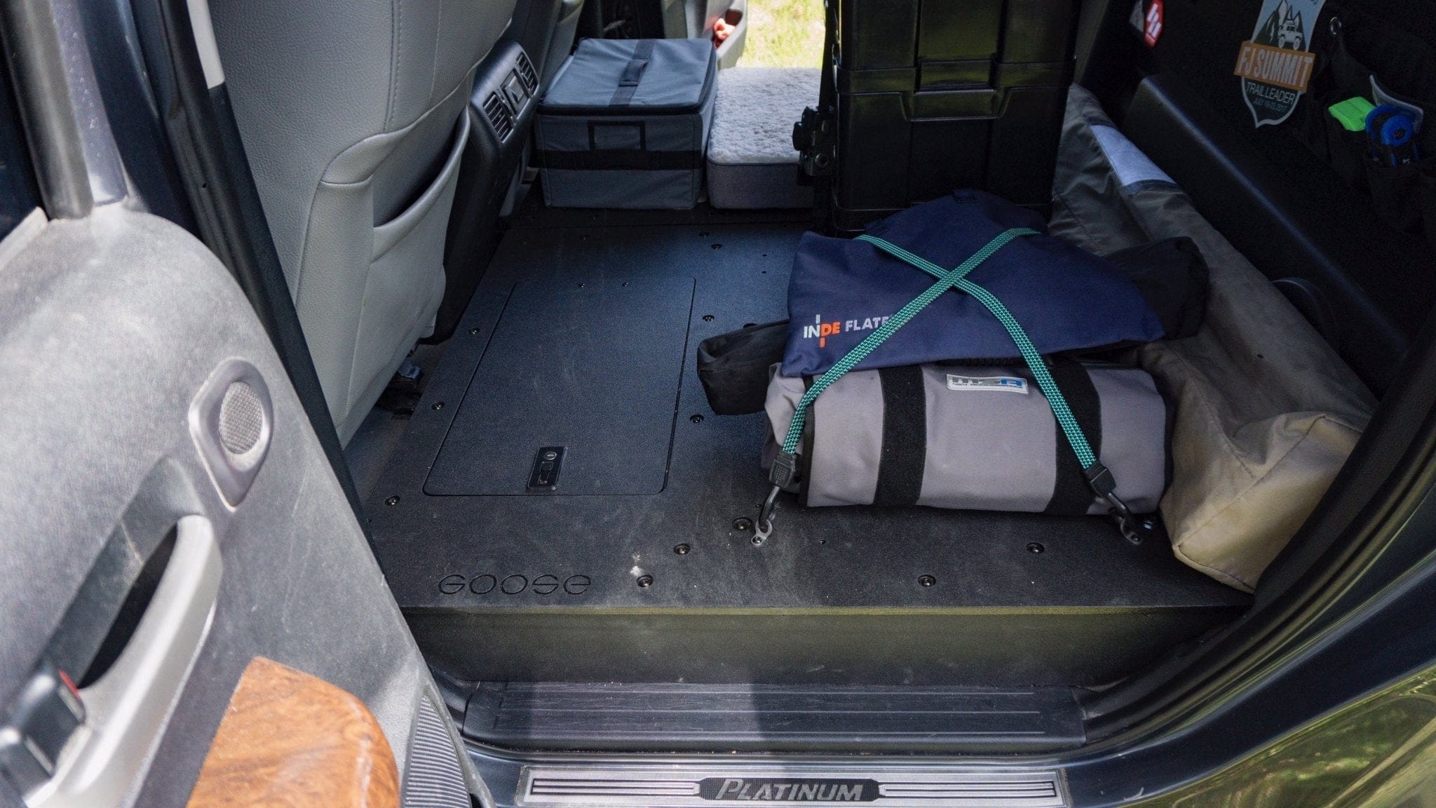 Goose Gear Seat Delete Plate System Toyota Tundra 2007-2013 2nd Gen. CrewMax - Second Row Seat Delete Plate System