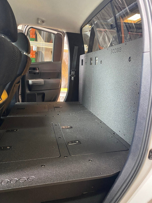 Goose Gear Seat Delete Plate System Toyota Tundra 2007-2013 2nd Gen. Double Cab - Second Row Seat Delete Plate System