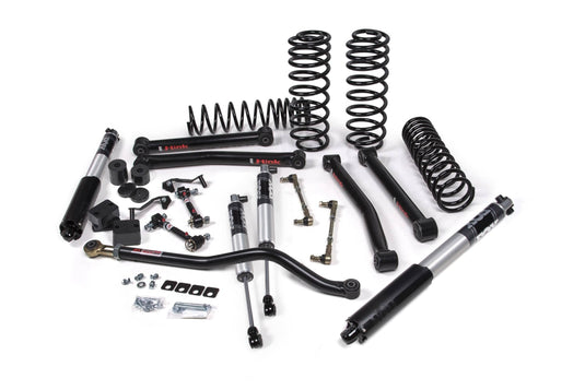 JKS Manufacturing 2018-2024 Jeep Wrangler JL J-Konnect 3.5 Inch Lift Kit 4 Door w/Fox 2.5 Performance Series Shocks Standard Rate Coils JSPEC