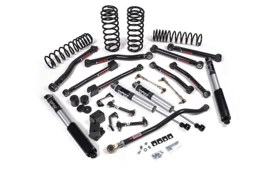 JKS Manufacturing 2018-2024 Jeep Wrangler JL J-Krawl 2.5 Inch Lift Kit 4 Door w/Fox 2.5 Performance Shocks Standard Rate Coils JSPEC