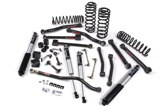 JKS Manufacturing 2018-2024 Jeep Wrangler JL J-Krawl 3 Inch Lift Kit 2 Door w/Fox 2.5 Performance Shocks HD Rate Coils JSPEC