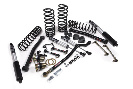 JKS Manufacturing 2018-2024 Jeep Wrangler JL J-Lander 3.5 Inch Lift Kit 4 Door w/Fox 2.5 Performance Shocks HD Rate Coils JSPEC