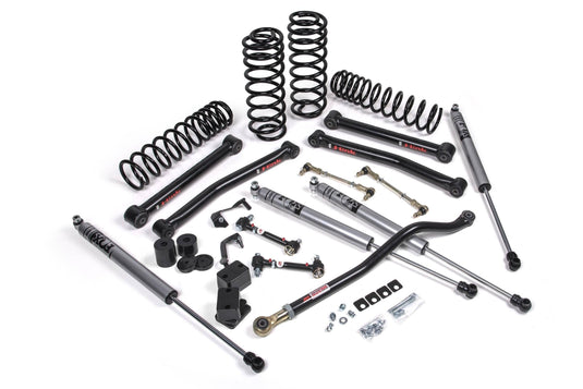 JKS Manufacturing 21-24 Jeep Wrangler JL 4xe 4 Door 2 Inch J-Konnect Suspension Lift Kit w/ Fox 2.0 Adv Series Shocks JSPEC