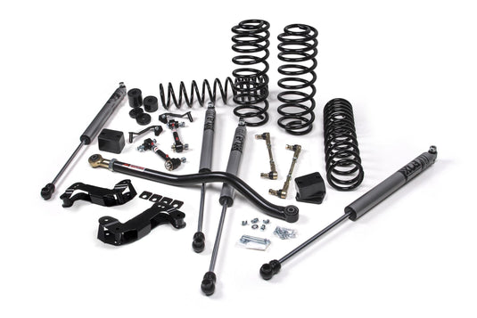 JKS Manufacturing 21-24 Jeep Wrangler JL 4xe 4 Door 2 Inch J-Kontrol Suspension Lift Kit Fox 2.0 Adv Series Shocks JSPEC