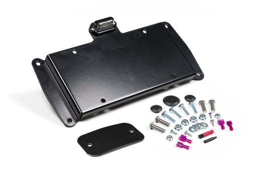 JKS Manufacturing License Plate Relocation Kit w/Light Wrangler JK JKS Manufacturing