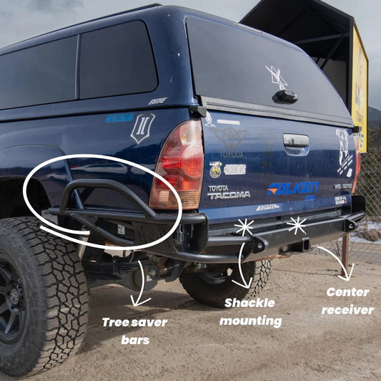 Lil B's Armor 2nd Gen Tacoma Rear Bumper (2005-2015) / Lil B's Fabrication