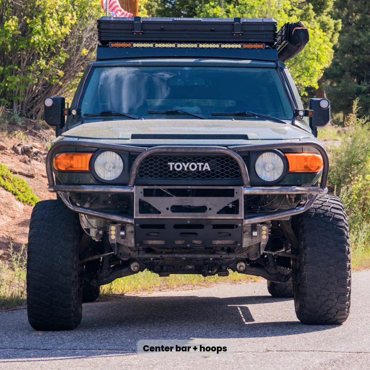 Lil B's Armor Center Bar 2007-2014 FJ Cruiser Hybrid Front Bumper / Lil B's Fabrication