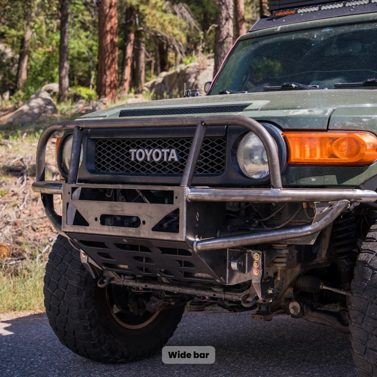 Lil B's Armor Wide Center Bar 2007-2014 FJ Cruiser Hybrid Front Bumper / Lil B's Fabrication