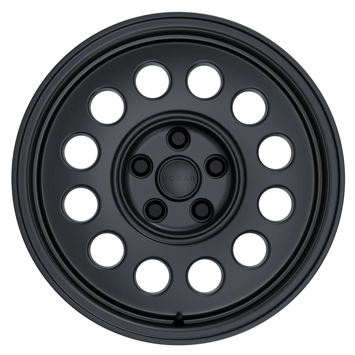 Nomad Wheels Wheels 17x8.5, -10mm / 6 On 135 / Satin Black Nomad Wheels Convoy