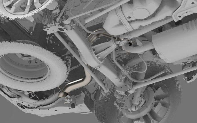 NYTOP Accessories 2025-Current Toyota 4Runner Titanium Axle Dump Exhaust