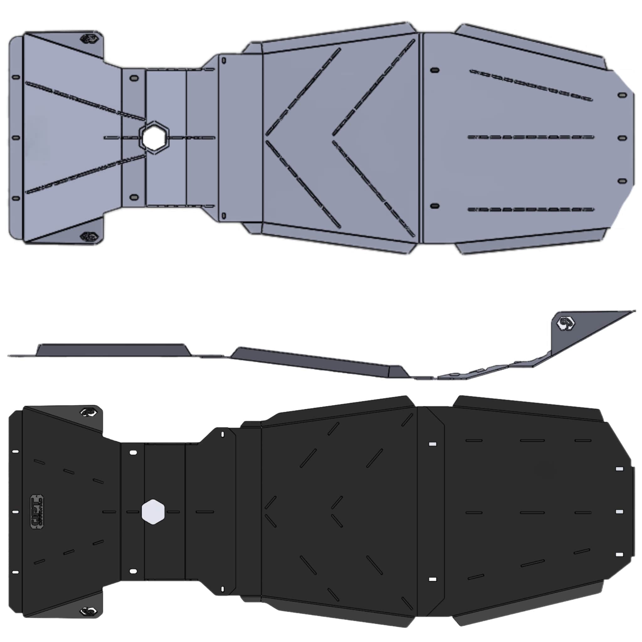 Opt Offroad Armor 96-02 4Runner 4WD / DIY Full Belly (Ends at Gas Tank Crossmember) / None (my current radiator hangs above frame) High Clearance HD Skid Plate & Radiator (96-02 4Runner, 95-04 Tacoma)