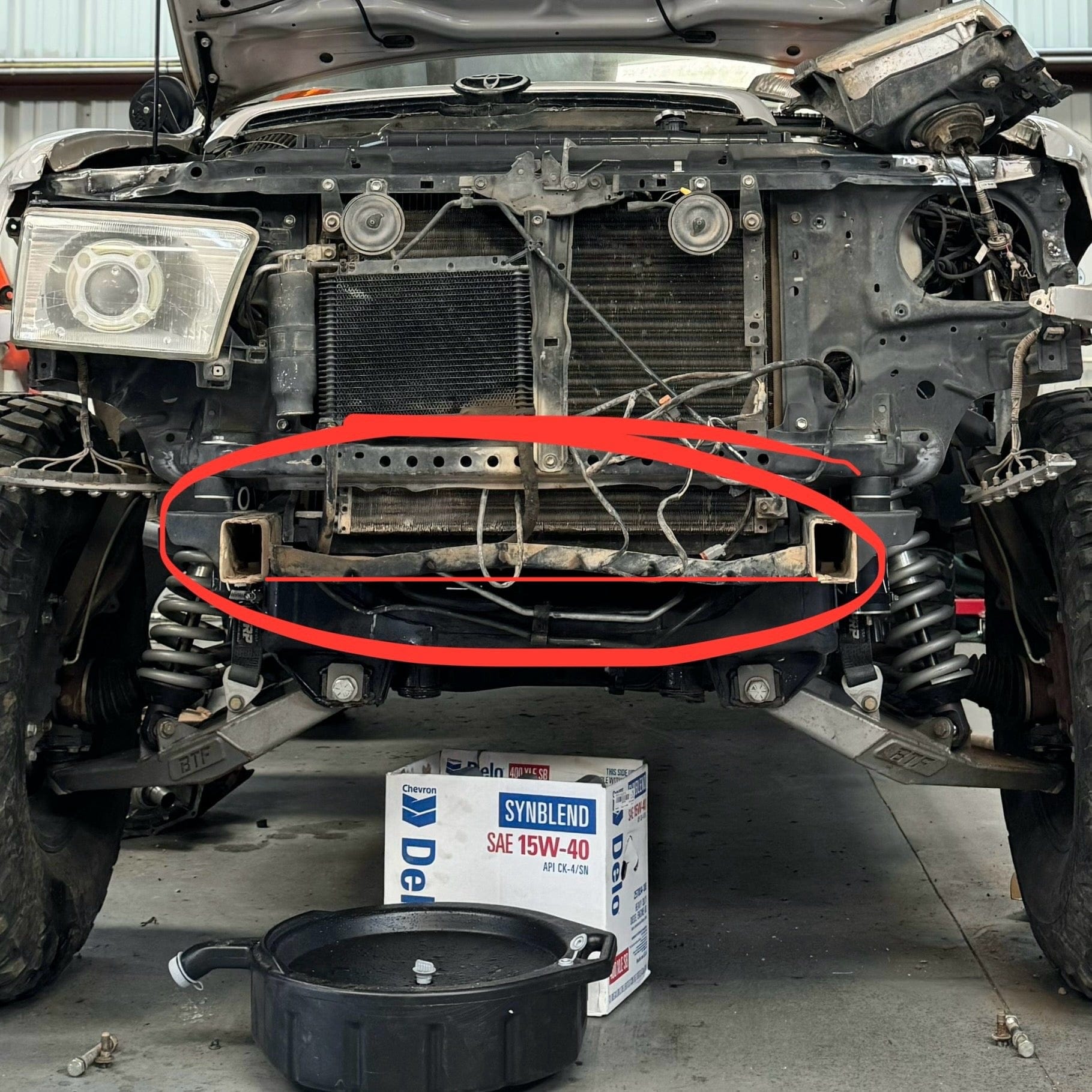 Opt Offroad Armor HD Skid Plate Crossmember (96-02 4Runner, 95-04 Tacoma)