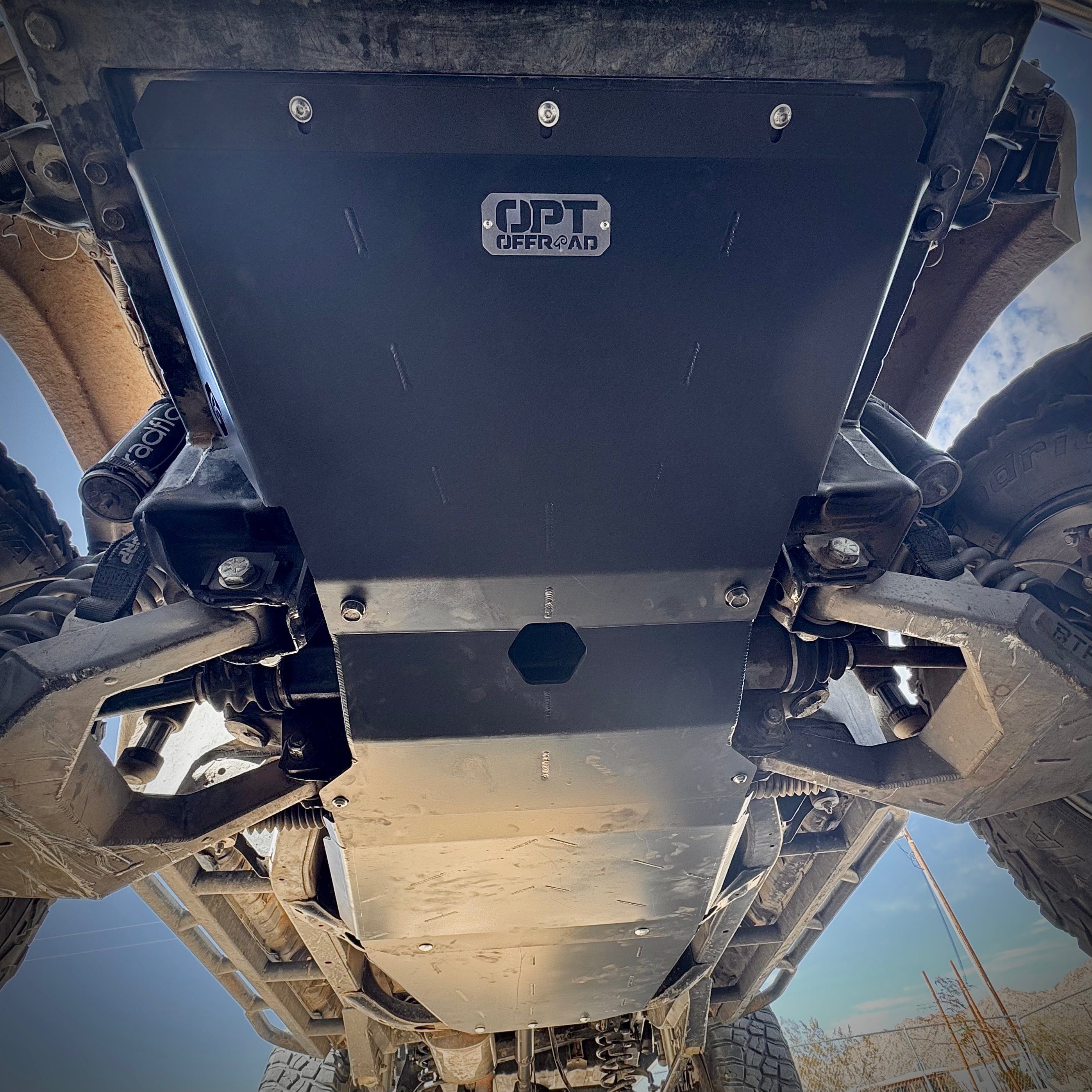 Opt Offroad Armor High Clearance HD Skid Plate & Radiator (96-02 4Runner, 95-04 Tacoma)
