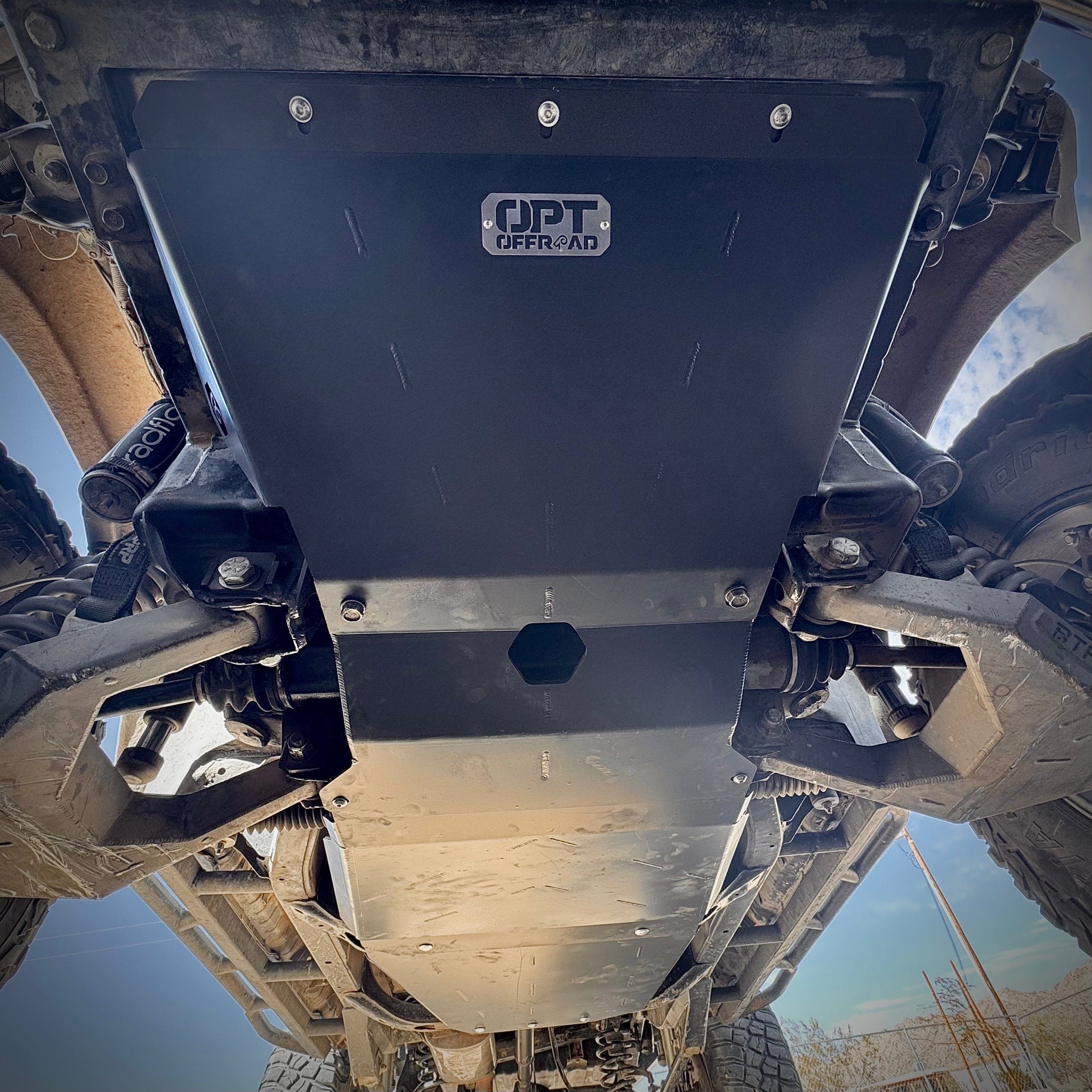 Opt Offroad Armor High Clearance HD Skid Plate & Radiator (96-02 4Runner, 95-04 Tacoma)