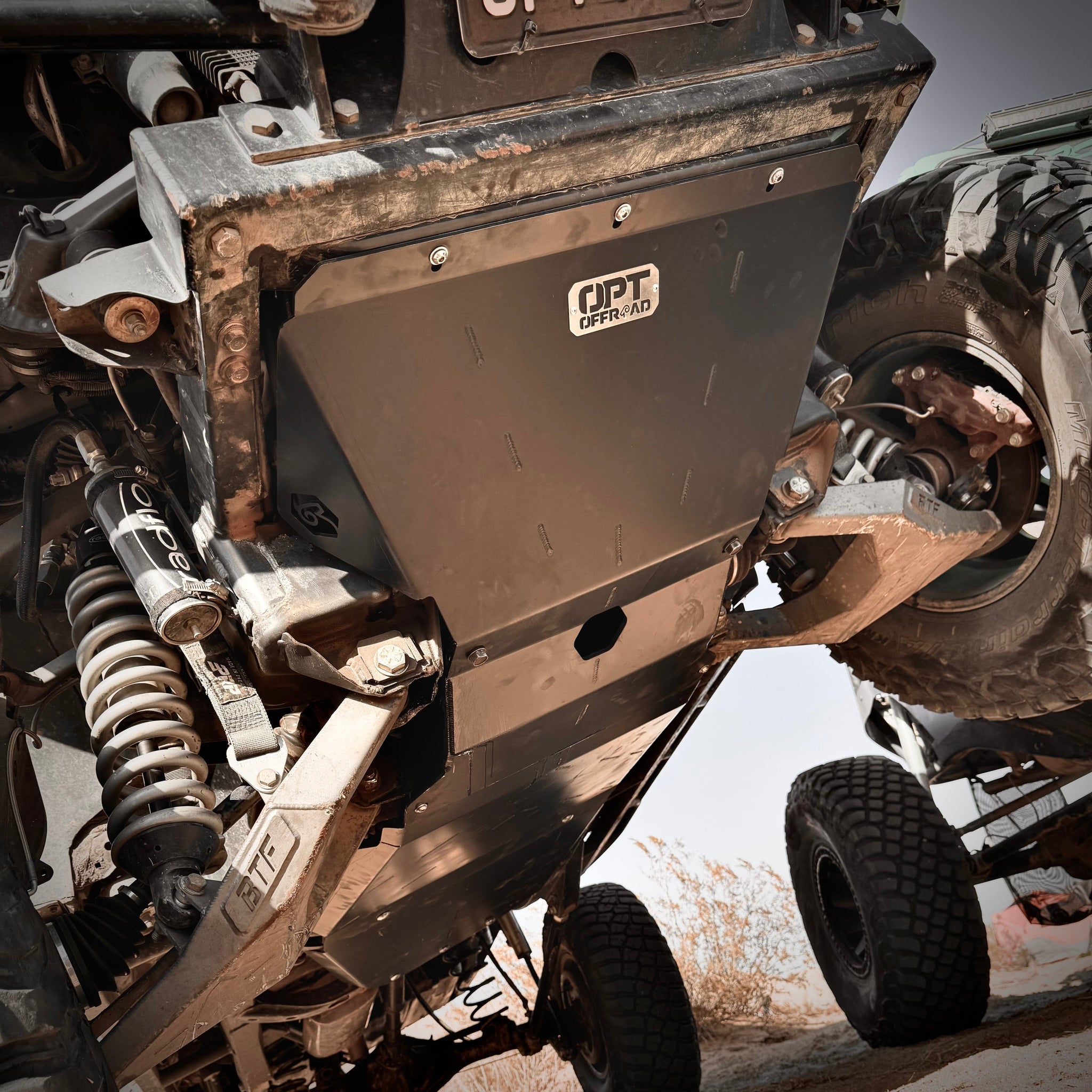 Opt Offroad Armor High Clearance HD Skid Plate & Radiator (96-02 4Runner, 95-04 Tacoma)