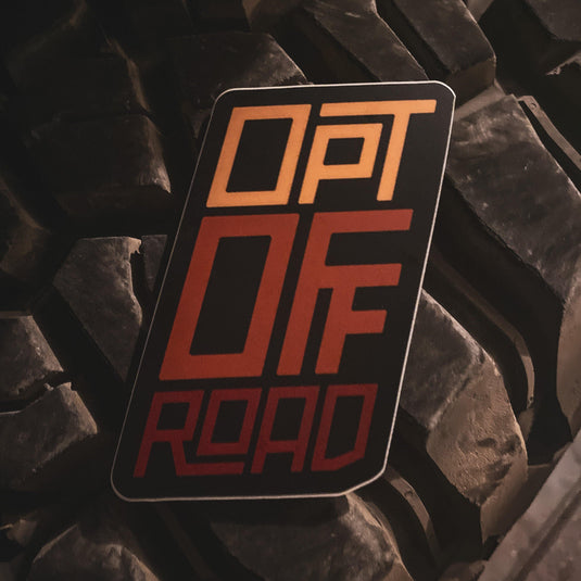 Opt Offroad Merch Medium Slap Stickers
