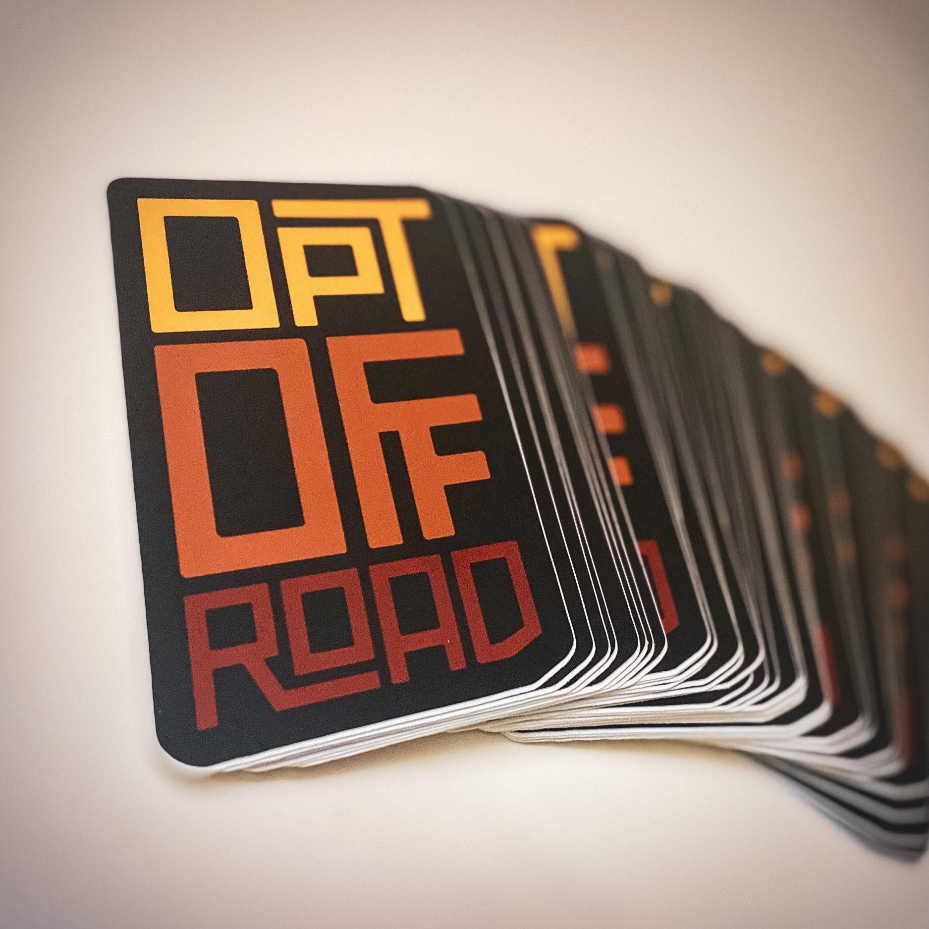 Opt Offroad Merch Medium Slap Stickers