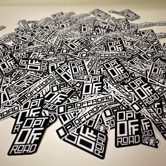 Opt Offroad Merch Small Slap Stickers
