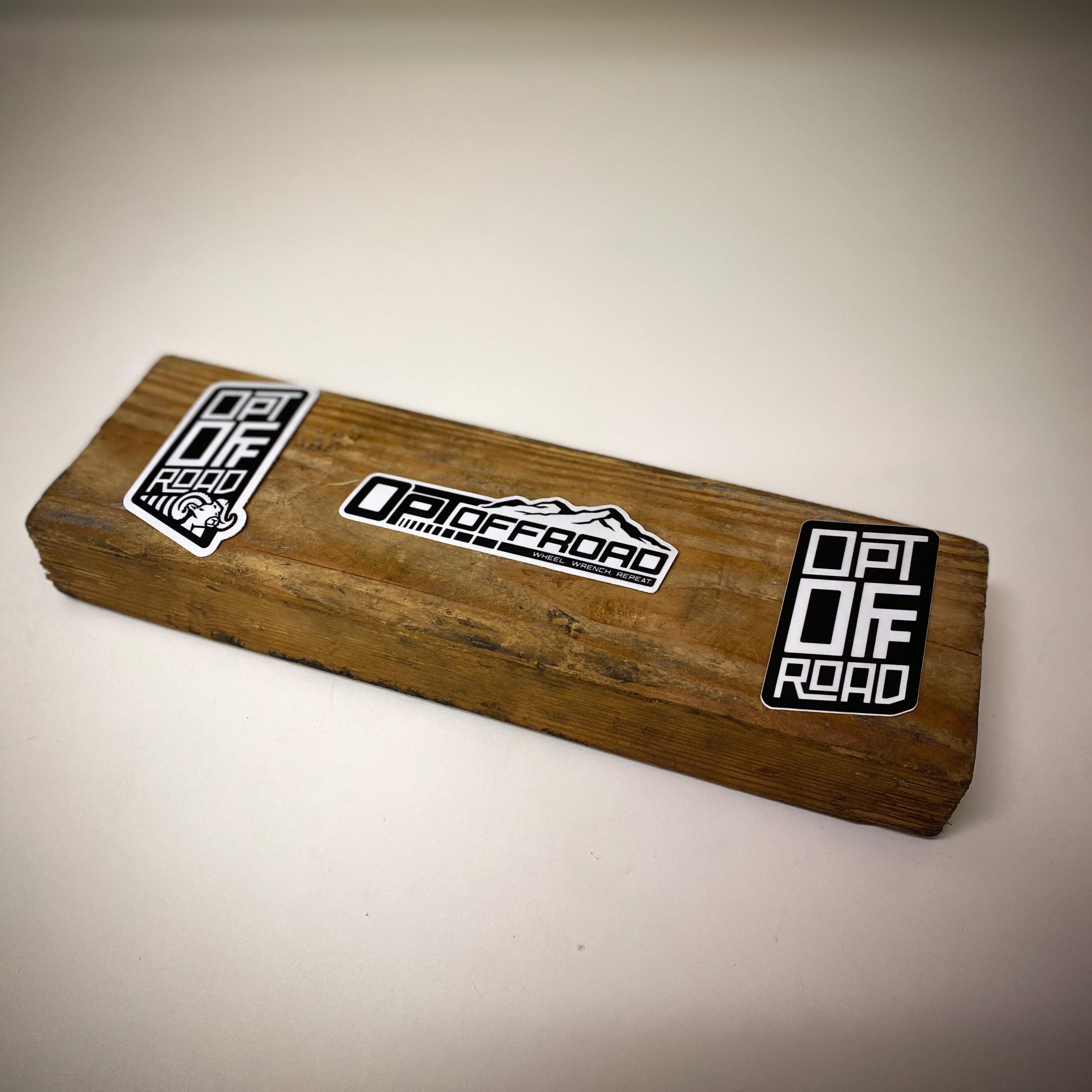 Opt Offroad Merch Small Slap Stickers