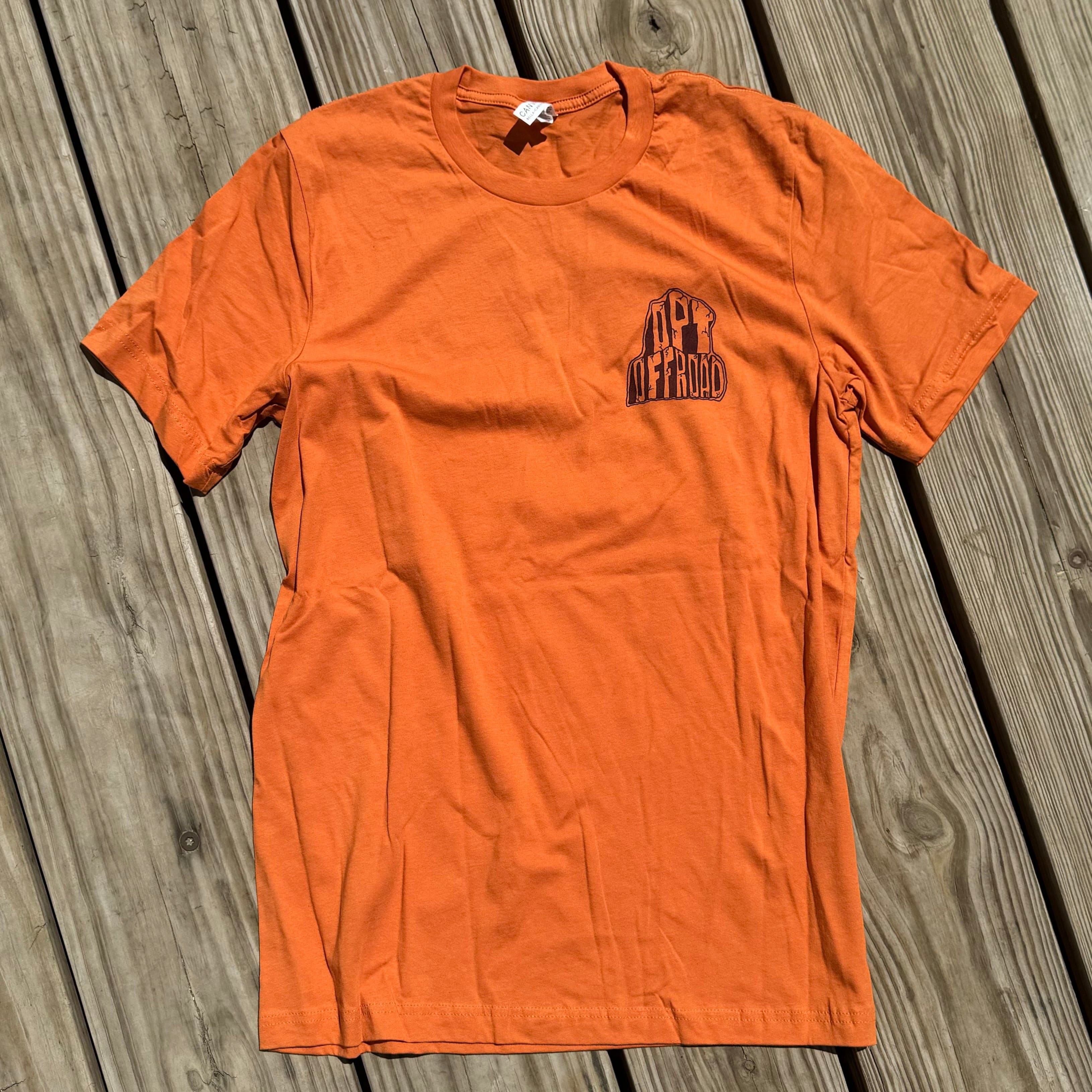Opt Offroad Merch Stay Strapped T-Shirt (Tan or Orange)